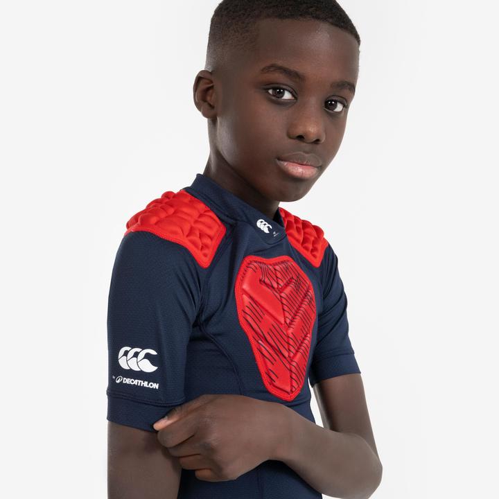 Image du produit Decathlon Protection d'épaule Rugby enfants - R500 Canterbury bleu (6, 7, 8)