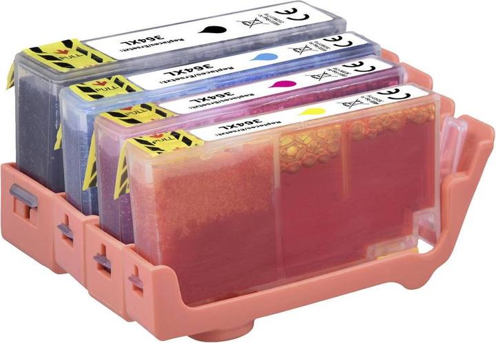 Produktbild Renkforce Tinte Kombi-Pack ersetzt HP 364 XL (N9J74AE) Kompatibel Schwarz, Cyan (M, BK, C, Y)