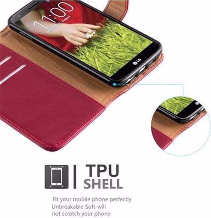 Actual product image Cadorabo Book Luxury Cover (LG G2)
