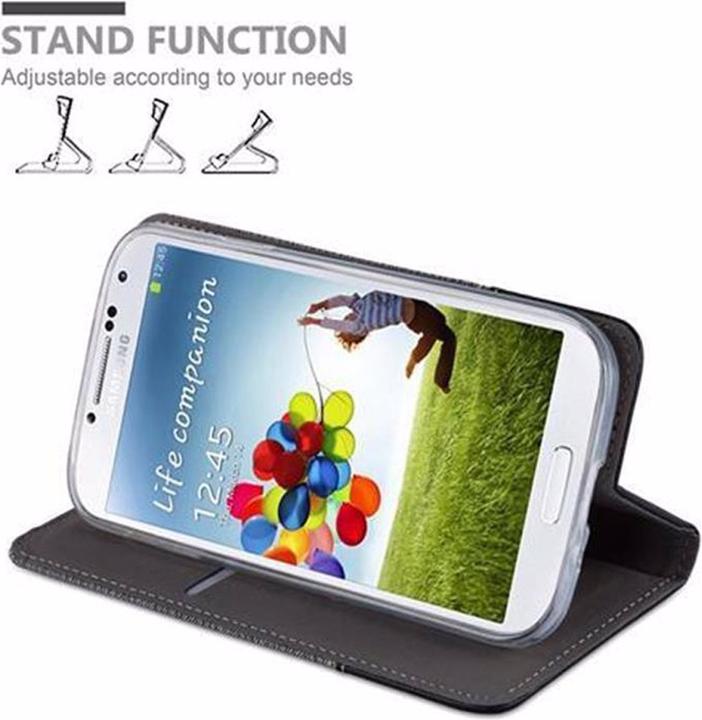 Produktbild Cadorabo Book Jeans Optik Cover (Samsung Galaxy S4)