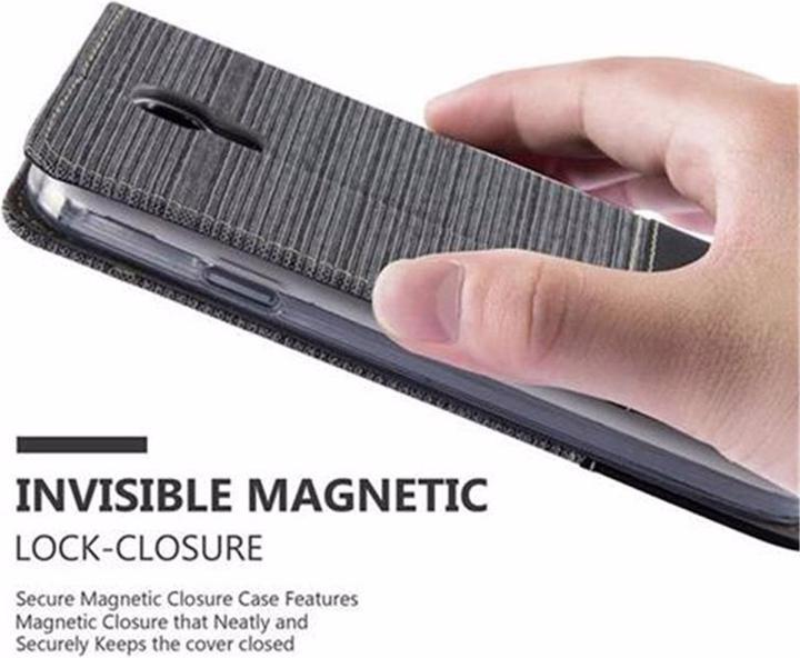 Produktbild Cadorabo Book Jeans Optik Cover (Samsung Galaxy S4)