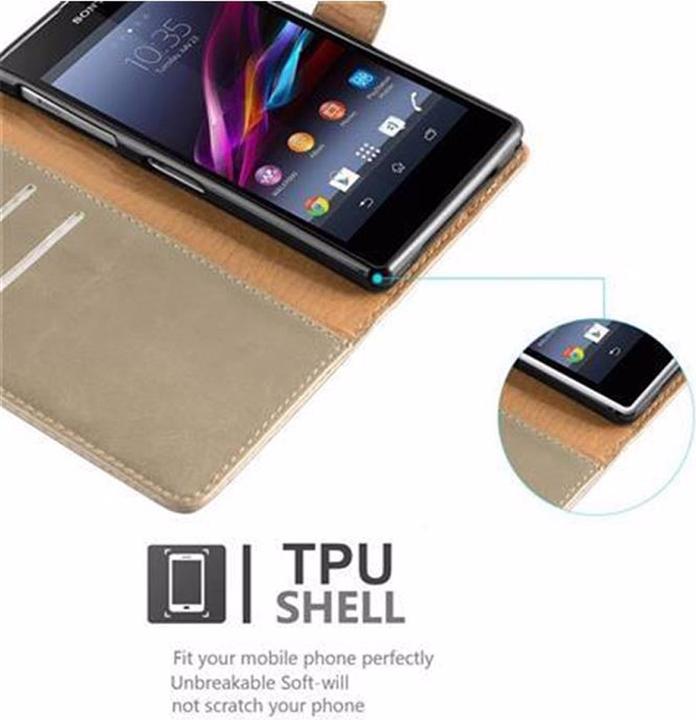 Actual product image Cadorabo Book Luxury Cover (Sony Xperia Z1)
