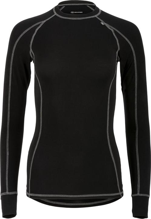Image du produit Highlander Bamboo 190 Womens L/S Top Noir Xl (XL)