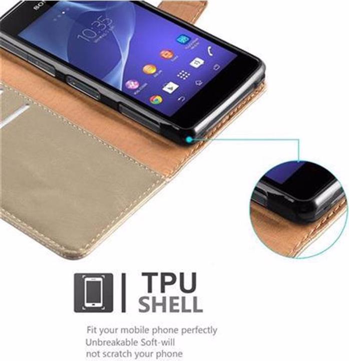 Productafbeelding Cadorabo Boek Luxe Omslag (Sony Xperia Z1 Compact)