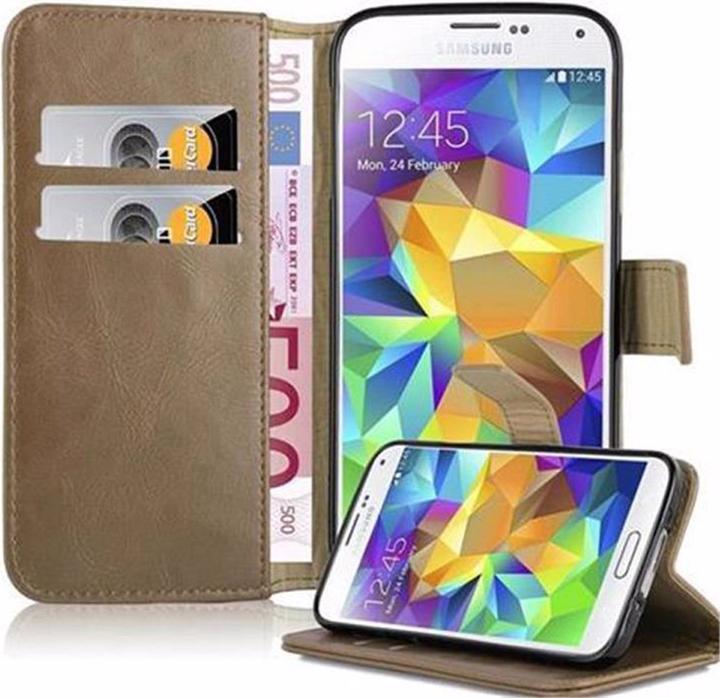 Actual product image Cadorabo Book Luxury Cover (Samsung Galaxy S5, Samsung Galaxy S5 Neo)