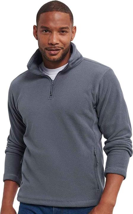 Actual product image Russell Mens Zip Neck Outdoor Fleece Top (M)