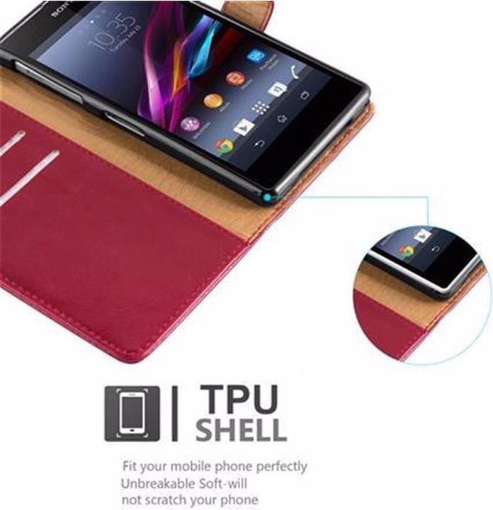 Actual product image Cadorabo Book Luxury Cover (Sony Xperia Z1)