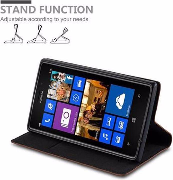 Actual product image Cadorabo Book Invisible Magnet Cover (Nokia Lumia 925)