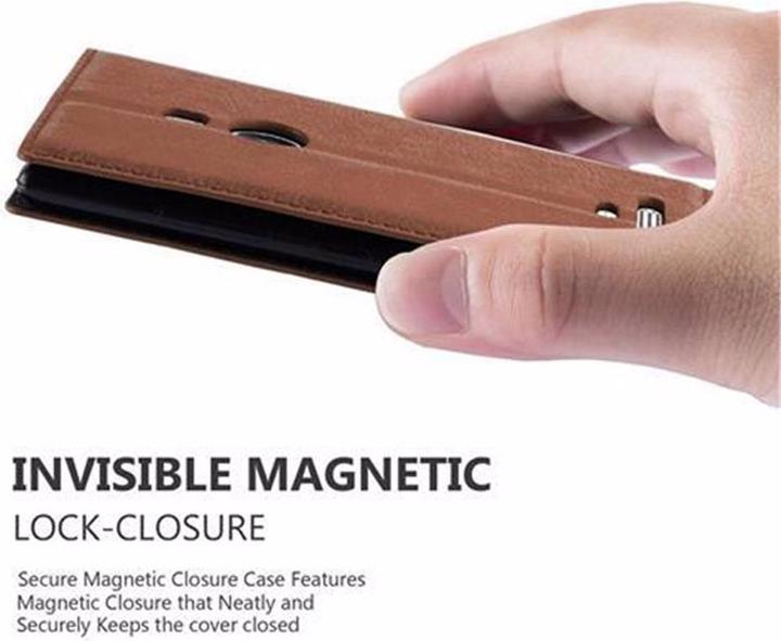 Actual product image Cadorabo Book Invisible Magnet Cover (Nokia Lumia 925)