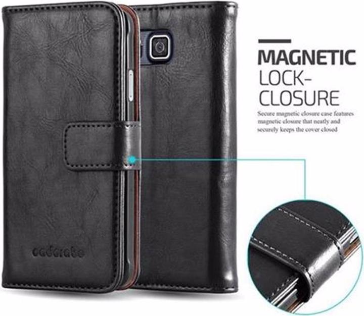 Actual product image Cadorabo Book Luxury Cover (Samsung Galaxy Alpha)