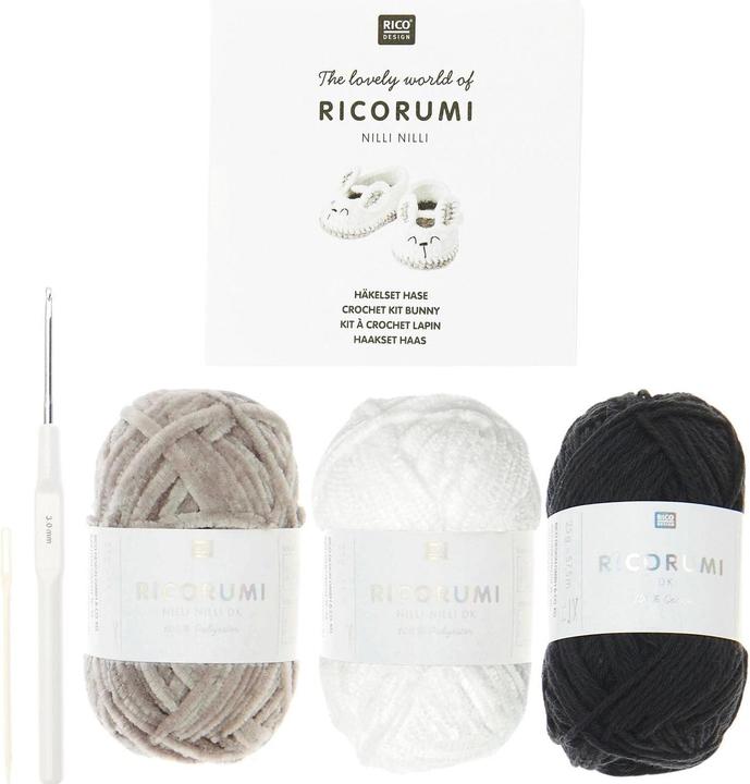 Produktbild Rico Design Ricorumi.Baby Booties.Hase.400027.026 (40)
