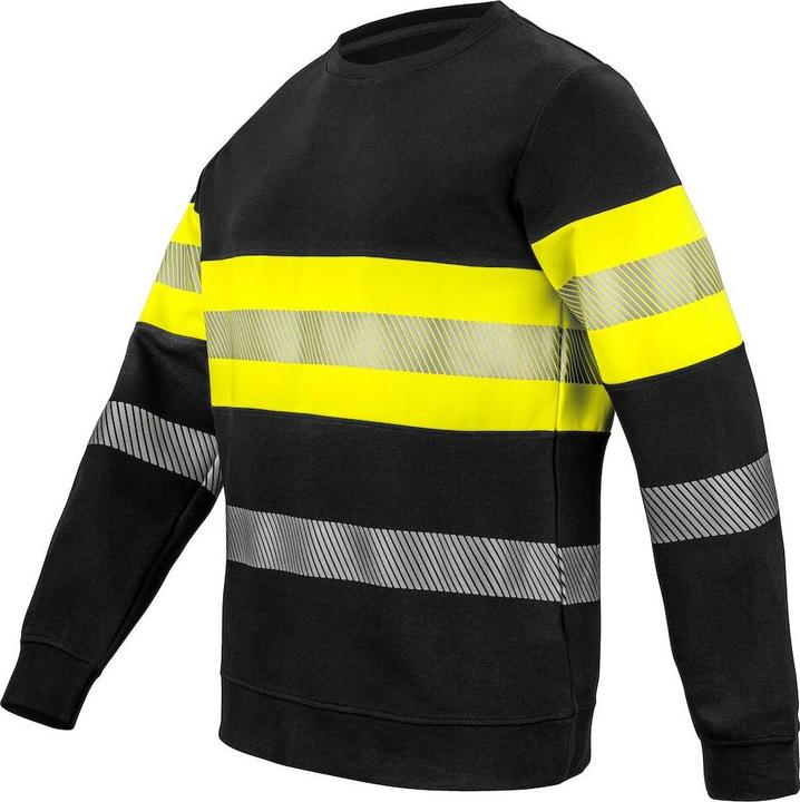 Actual product image Projob Mens Hi-Vis Work Sweatshirt (XL)