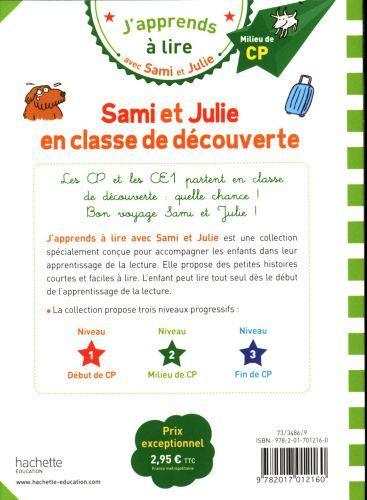 Actual product image Sami et Julie en classe de découverte : niveau 2, milieu de CP (French, Lebrun Sandra, Audrain Loïc, 2017)