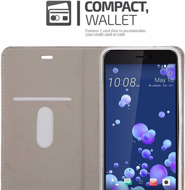 Produktbild Cadorabo Book Jeans Optik Cover (HTC U11)