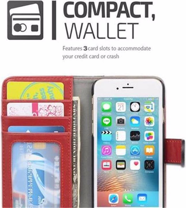 Produktbild Cadorabo Book zweifarbige Streifen Cover (Apple iPhone 6)