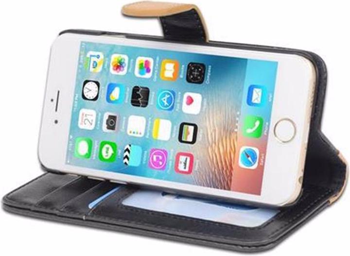 Actual product image Cadorabo Book two color stripe cover (Apple iPhone 6)