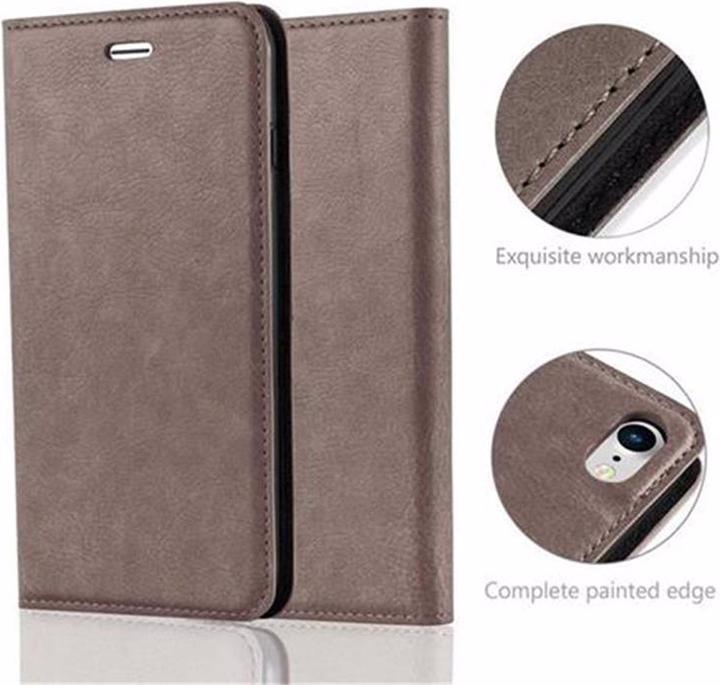Actual product image Cadorabo Book Invisible Magnet Cover (Apple iPhone 7, Apple iPhone SE (2nd Gen))