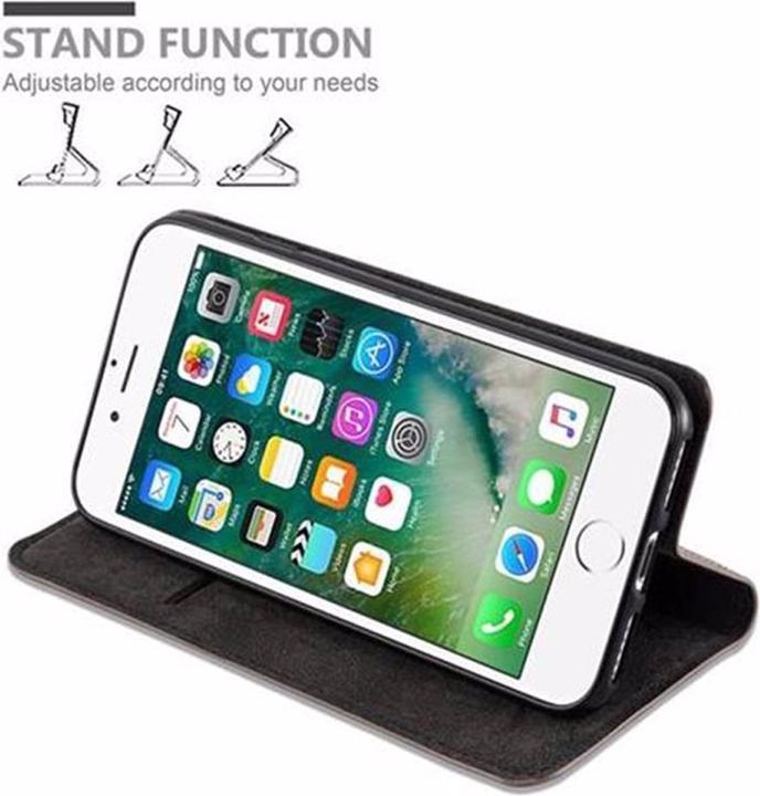 Actual product image Cadorabo Book Invisible Magnet Cover (Apple iPhone 7, Apple iPhone SE (2nd Gen))
