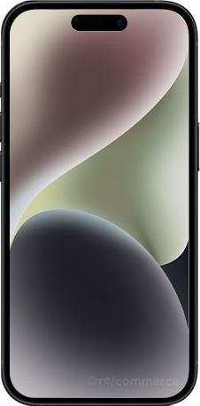 Actual product image Re!commerce iPhone 15 128GB Noir AB - Comme neuf (128 GB, Black, 6.10", 48 Mpx, SIM + eSIM, A / Like new)
