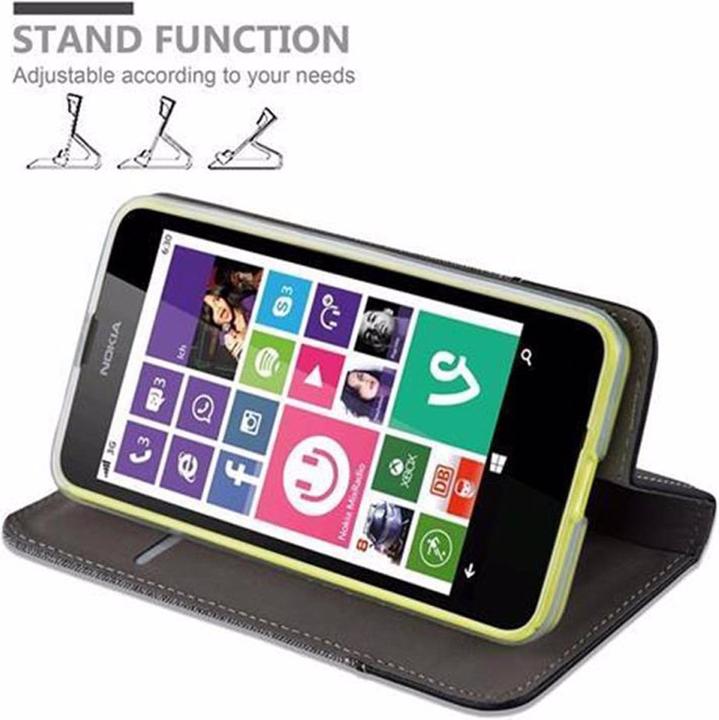 Produktbild Cadorabo Book Jeans Optik Cover (Nokia Lumia 630)