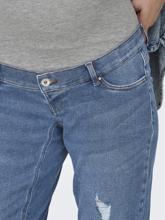 Produktbild Only Maternity Mama OLMCATWALK HIGH WAIST ANKLE DESTROYED Mom Jeans (32)