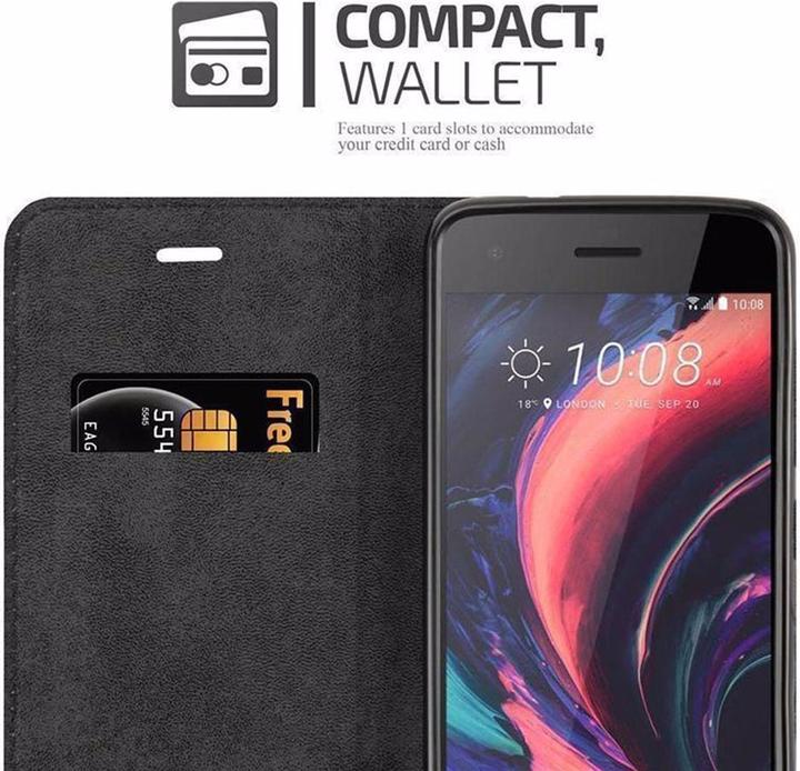 Productafbeelding Cadorabo Boek Onzichtbare Magneethoes (HTC Desire 10 Pro)