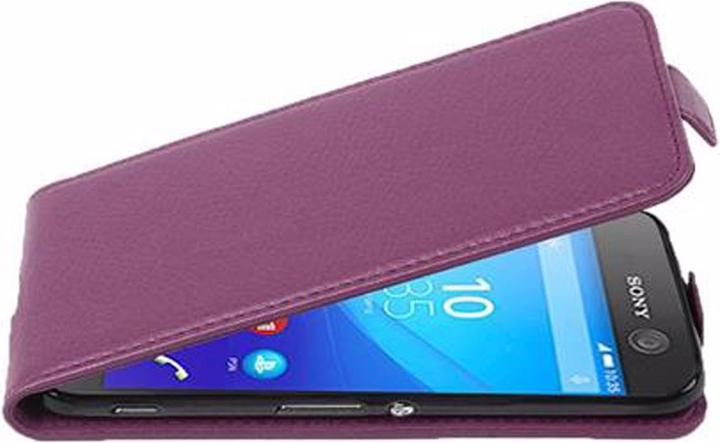 Productafbeelding Cadorabo Flip met structuurhoes (Xperia M5)
