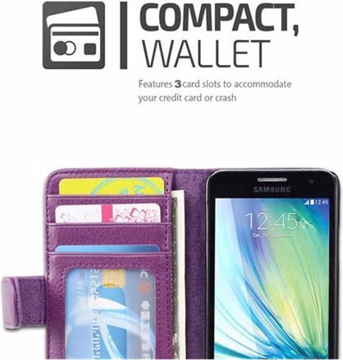 Productafbeelding Cadorabo Boek met 3 kaartsleuven Omslag (Samsung Galaxy A3)