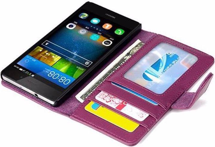 Actual product image Cadorabo Book with 3 card slots cover (Huawei P8 Lite)