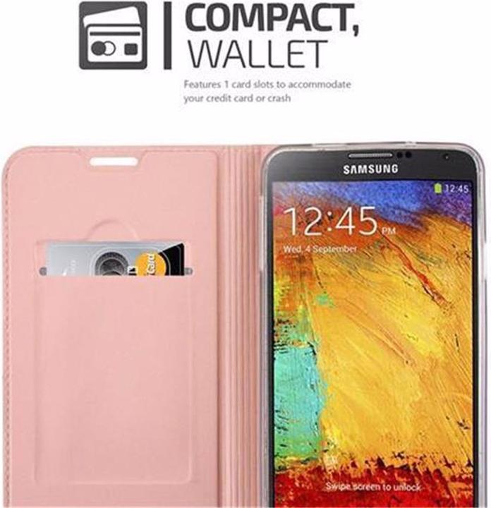 Actual product image Cadorabo Book Classy Style Cover (Samsung Galaxy Note 3)