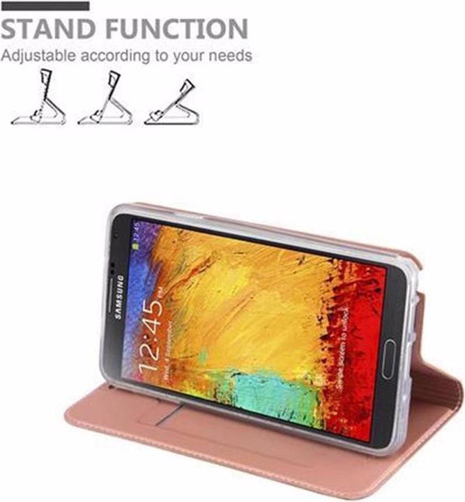 Actual product image Cadorabo Book Classy Style Cover (Samsung Galaxy Note 3)