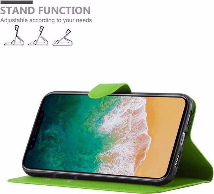 Actual product image Cadorabo Book with stand function cover (Apple iPhone X)