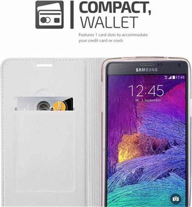 Actual product image Cadorabo Book Classy Style Cover (Samsung Galaxy Note 4)