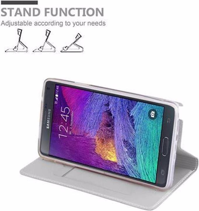 Actual product image Cadorabo Book Classy Style Cover (Samsung Galaxy Note 4)