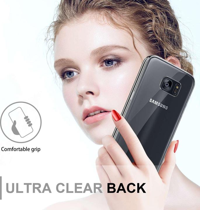 Immagine prodotto Cadorabo Custodia per Samsung Galaxy S7 EDGE TPU 360 Grad Case (Samsung Galaxy S7 Edge)