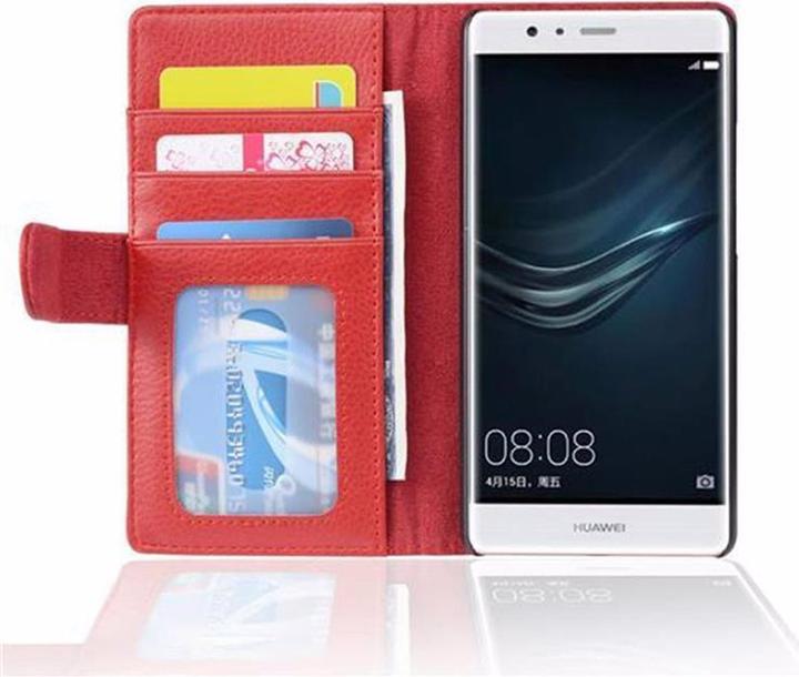 Image du produit Cadorabo Book avec 3 pochettes pour cartes Couverture (Huawei P9 Lite)