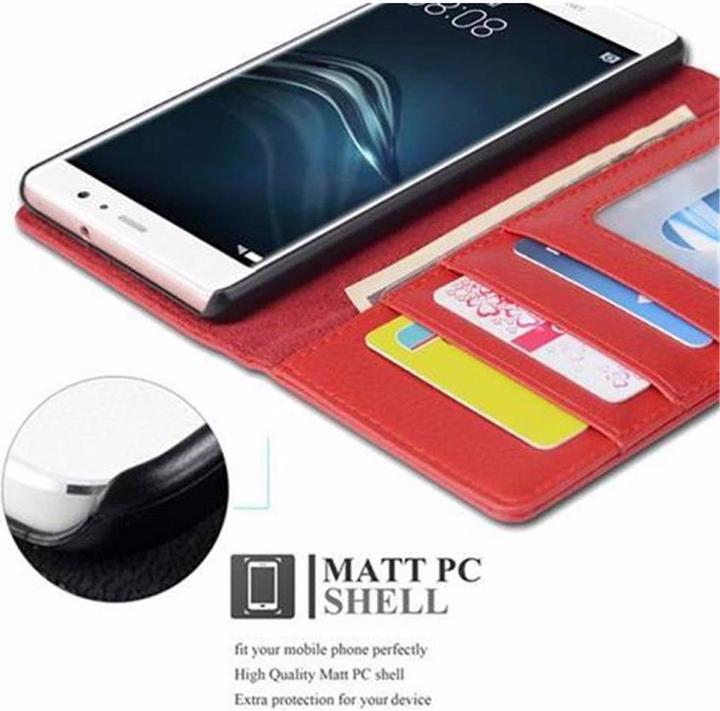 Image du produit Cadorabo Book avec 3 pochettes pour cartes Couverture (Huawei P9 Lite)