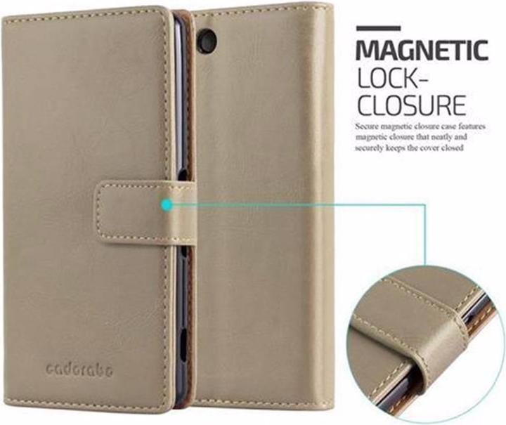 Actual product image Cadorabo Book Luxury Cover (Sony Xperia M5)