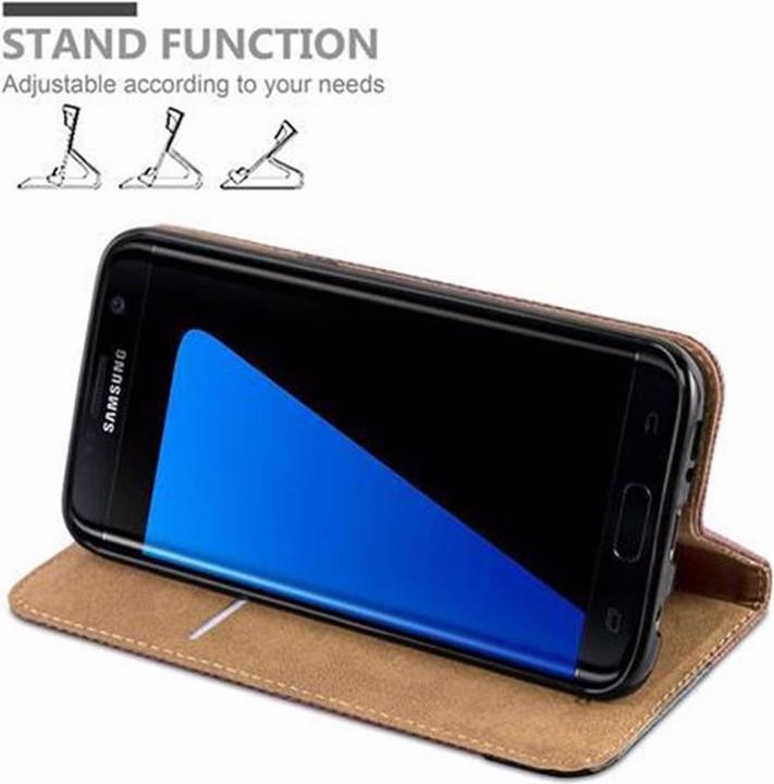 Actual product image Cadorabo Book Bast Optics Cover (Samsung Galaxy S7 Edge)