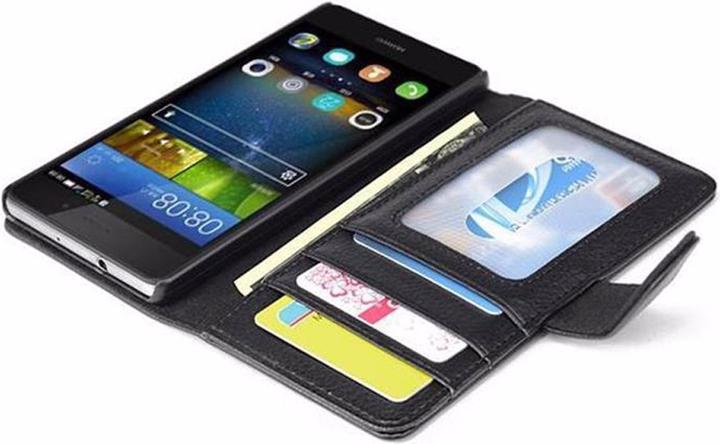 Immagine prodotto Cadorabo Libro con 3 slot per carte Copertina (Huawei P8 Lite)