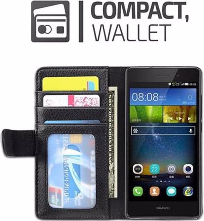 Immagine prodotto Cadorabo Libro con 3 slot per carte Copertina (Huawei P8 Lite)