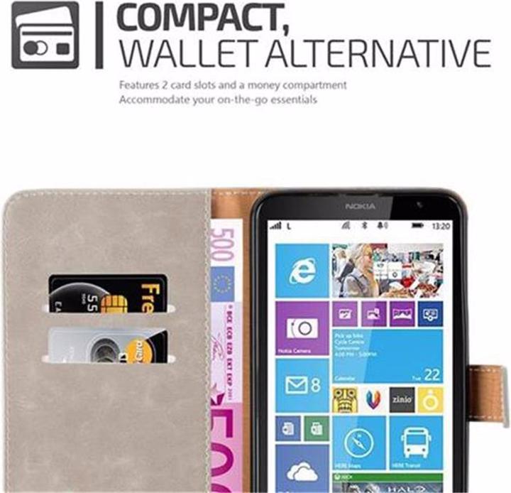 Actual product image Cadorabo Book Luxury Cover (Nokia Lumia 1320)