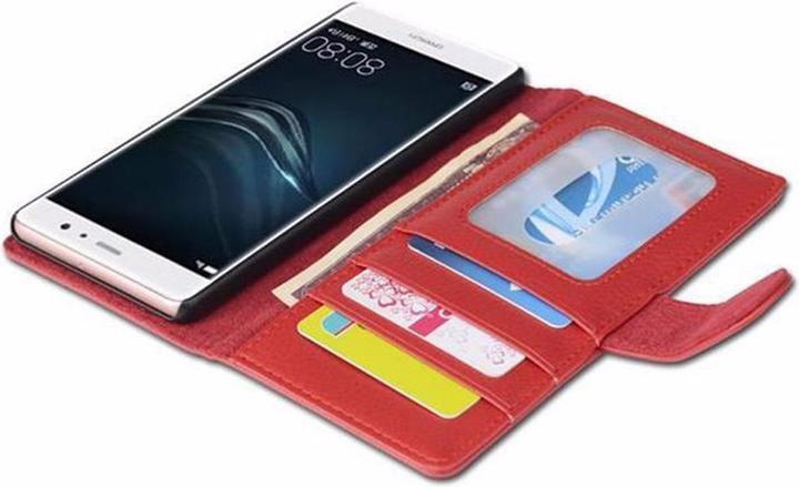 Produktbild Cadorabo Book mit 3 Kartenfächer Cover (Huawei P9)