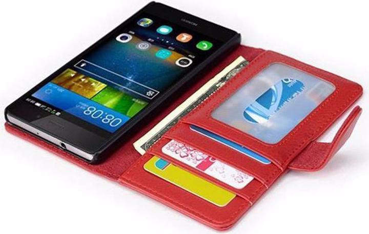 Image du produit Cadorabo Book avec 3 pochettes pour cartes Couverture (Huawei P8 Lite)