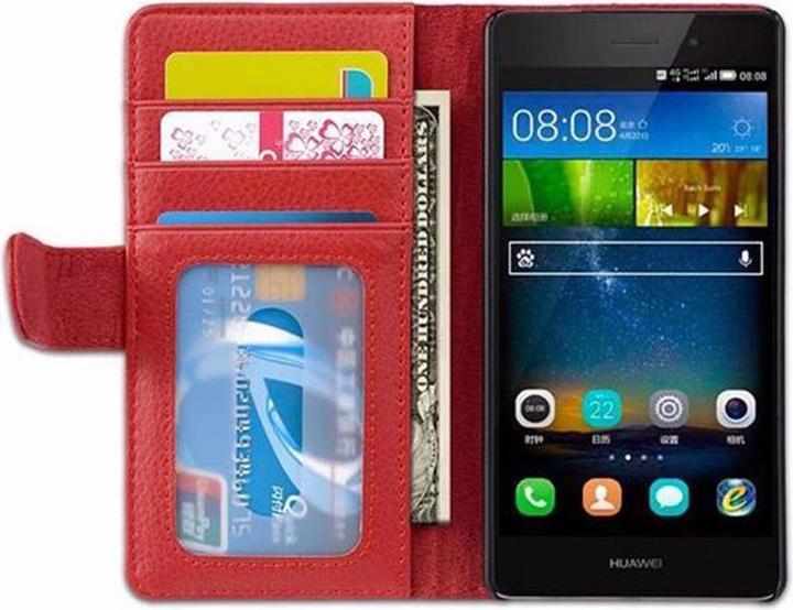 Image du produit Cadorabo Book avec 3 pochettes pour cartes Couverture (Huawei P8 Lite)