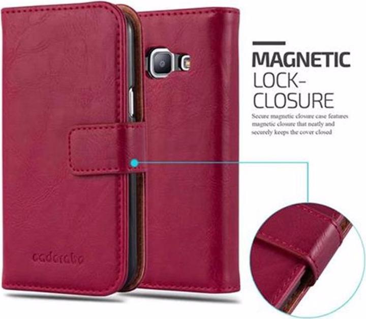 Actual product image Cadorabo Book Luxury Cover (Samsung Galaxy J1)