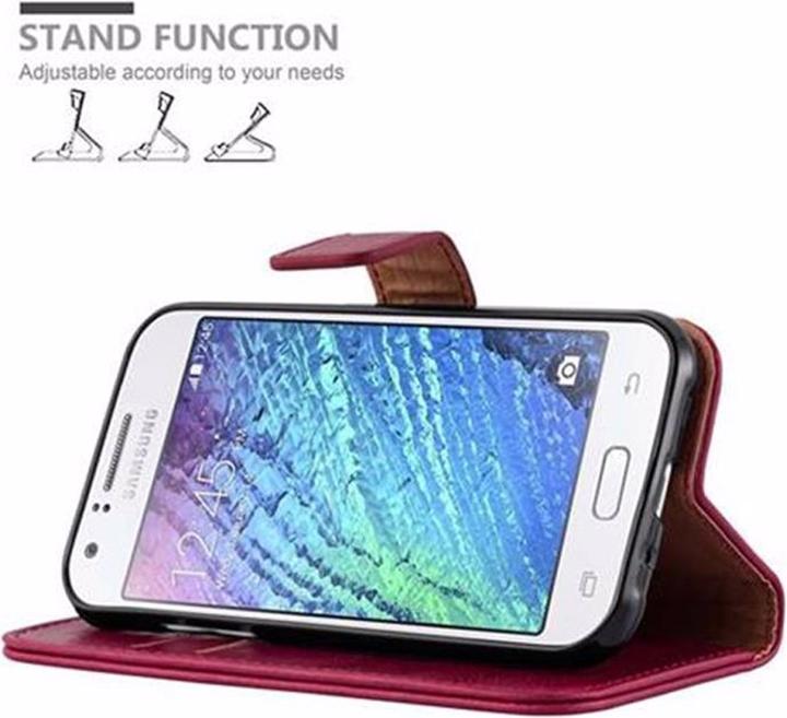 Actual product image Cadorabo Book Luxury Cover (Samsung Galaxy J1)