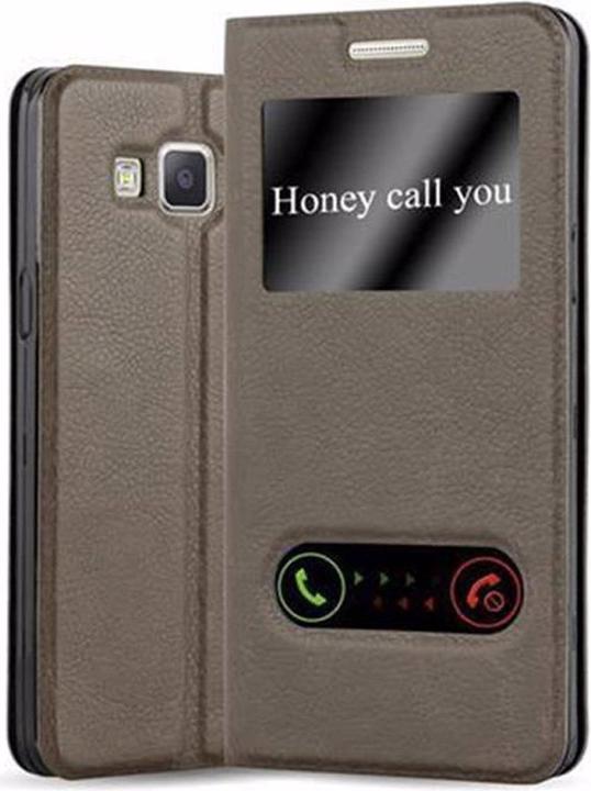 Actual product image Cadorabo Book with View double window cover (Samsung Galaxy A5)