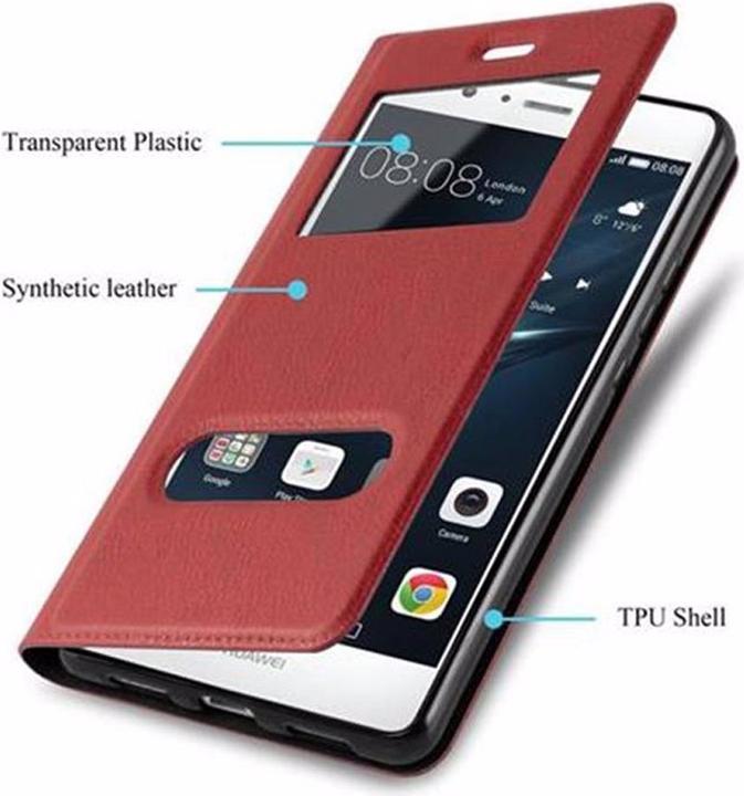 Produktbild Cadorabo Book mit View Doppelfenster Cover (Huawei G9 Lite)