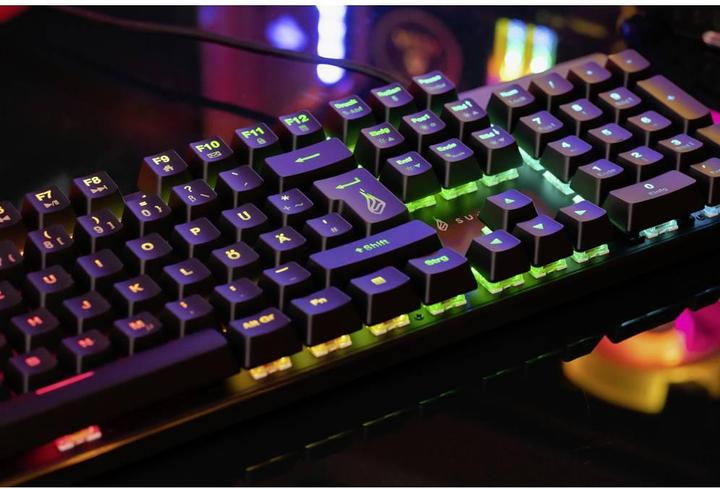 Actual product image SureFire Gaming KingPin M2 Wired, USB Gaming Keyboard Illuminated, Multimedia Keys US-Engli (US, Cable)